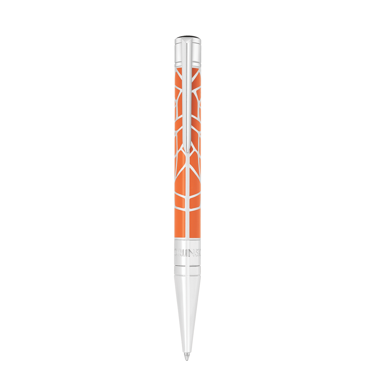 D-Initial ballpoint pen Orlinski orange