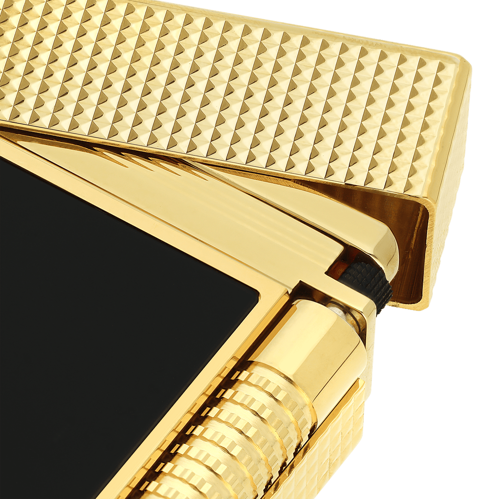 LE GRAND DUPONT LACQUERED LIGHTER GOLD