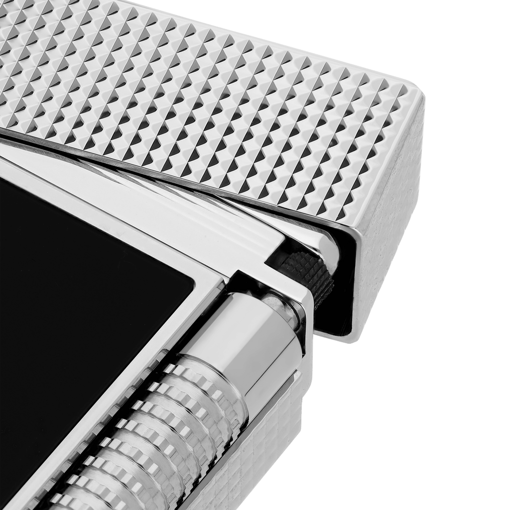 LE GRAND DUPONT LACQUERED LIGHTER SILVER