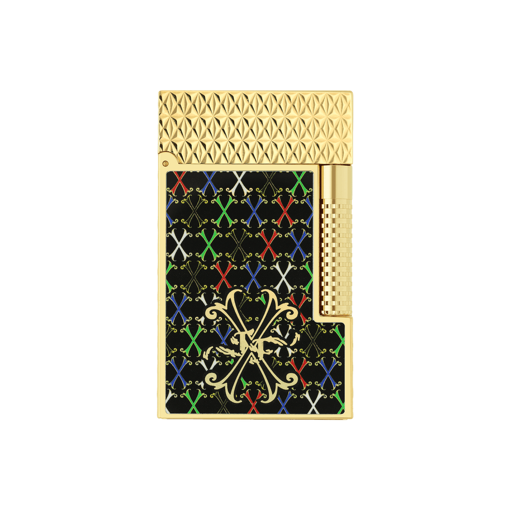 LE GRAND DUPONT LACQUERED LIGHTER FUENTE MULTICOLOR