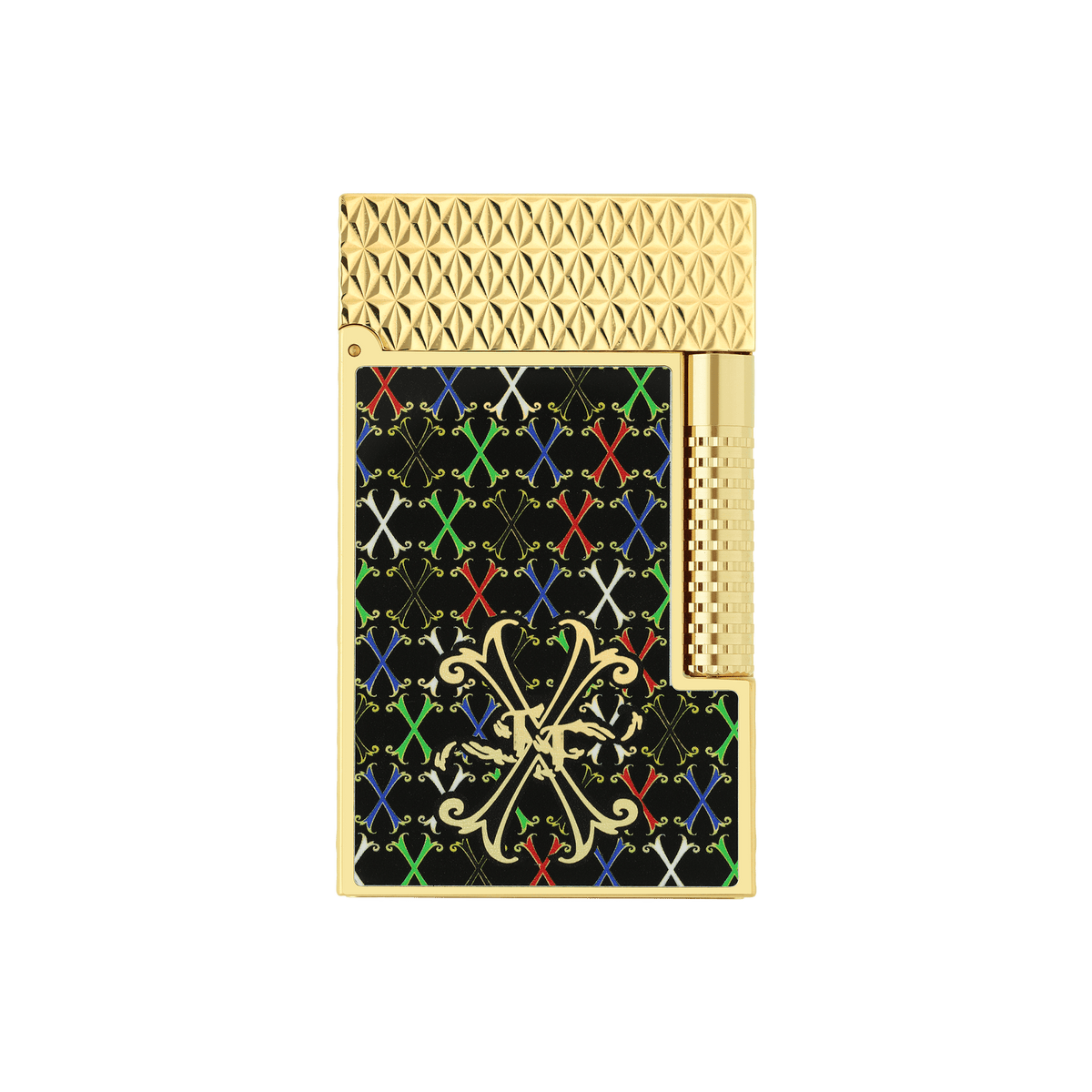 LE GRAND DUPONT LACQUERED LIGHTER FUENTE MULTICOLOR