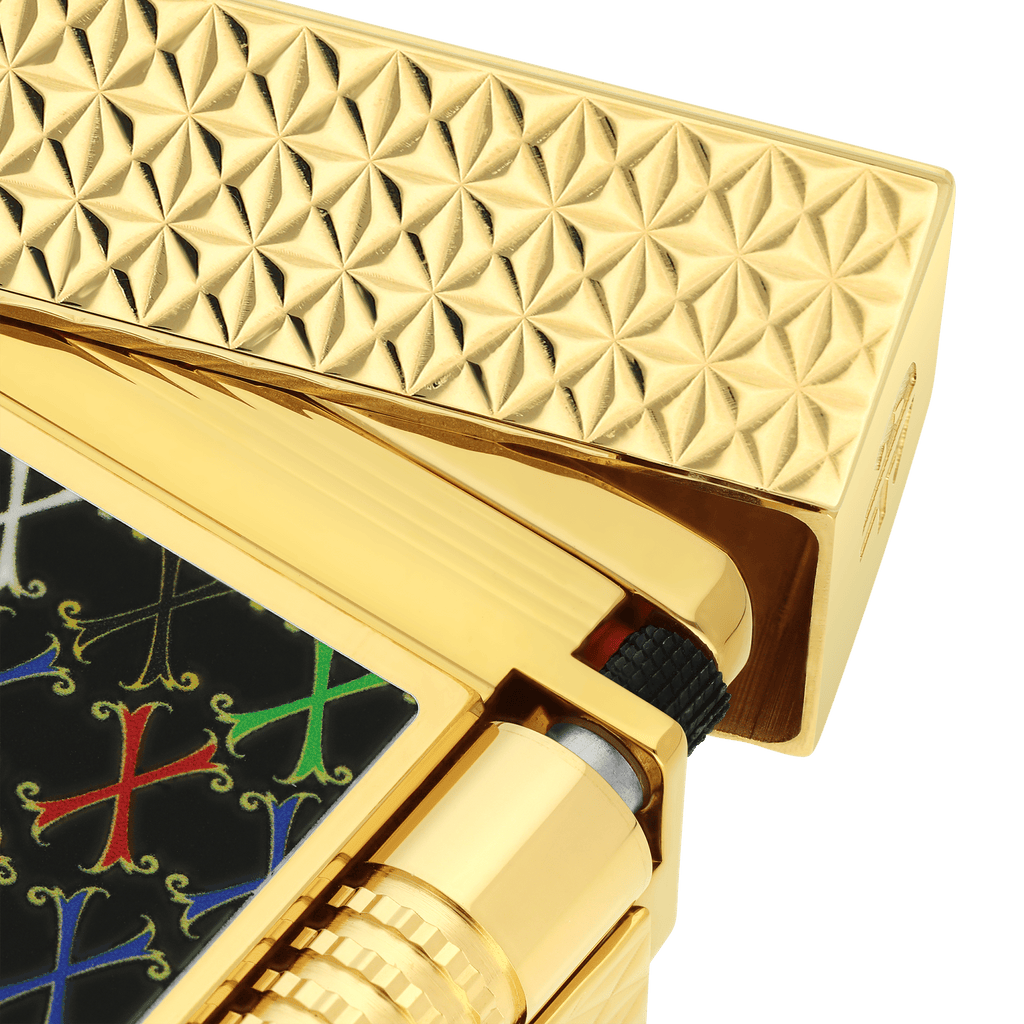 LE GRAND DUPONT LACQUERED LIGHTER FUENTE MULTICOLOR