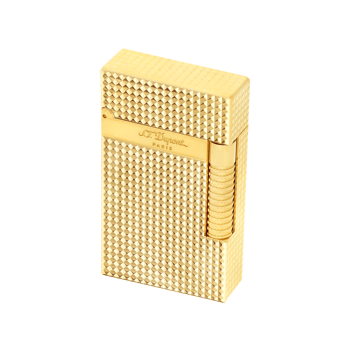 LE GRAND DUPONT DIAMOND HEAD LIGHTER GOLDEN