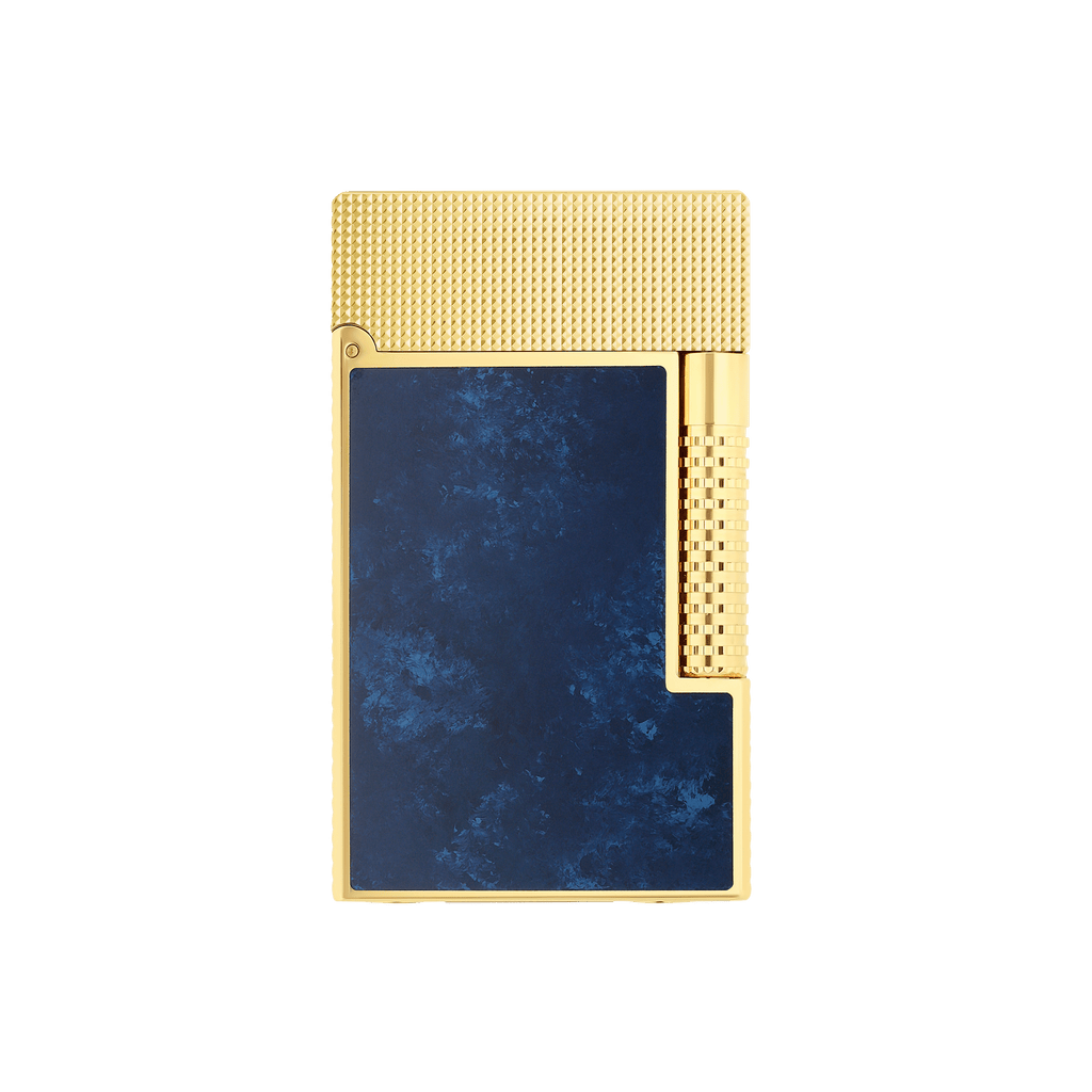 LE GRAND DUPONT LACQUERED LIGHTER SAVOIR-FAIRE POPOTE BLUE