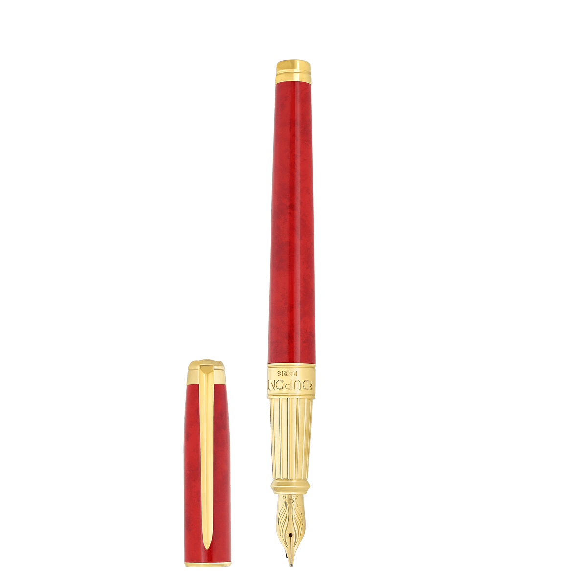 Caneta Pena Linha da Eternidade Grande Savoir-Faire Popote Vermelho