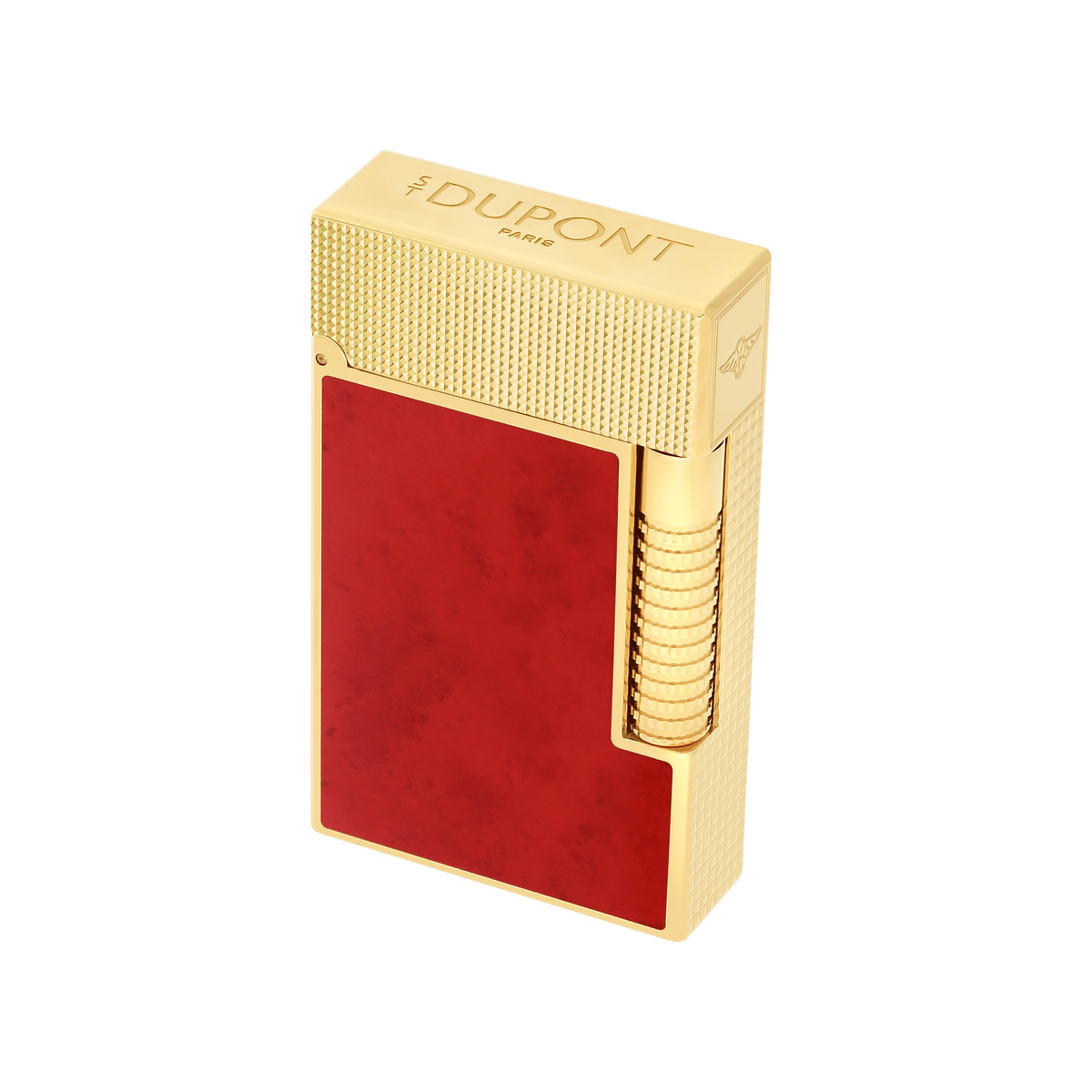 LE GRAND DUPONT LACQUERED LIGHTER SAVOIR-FAIRE POPOTE RED