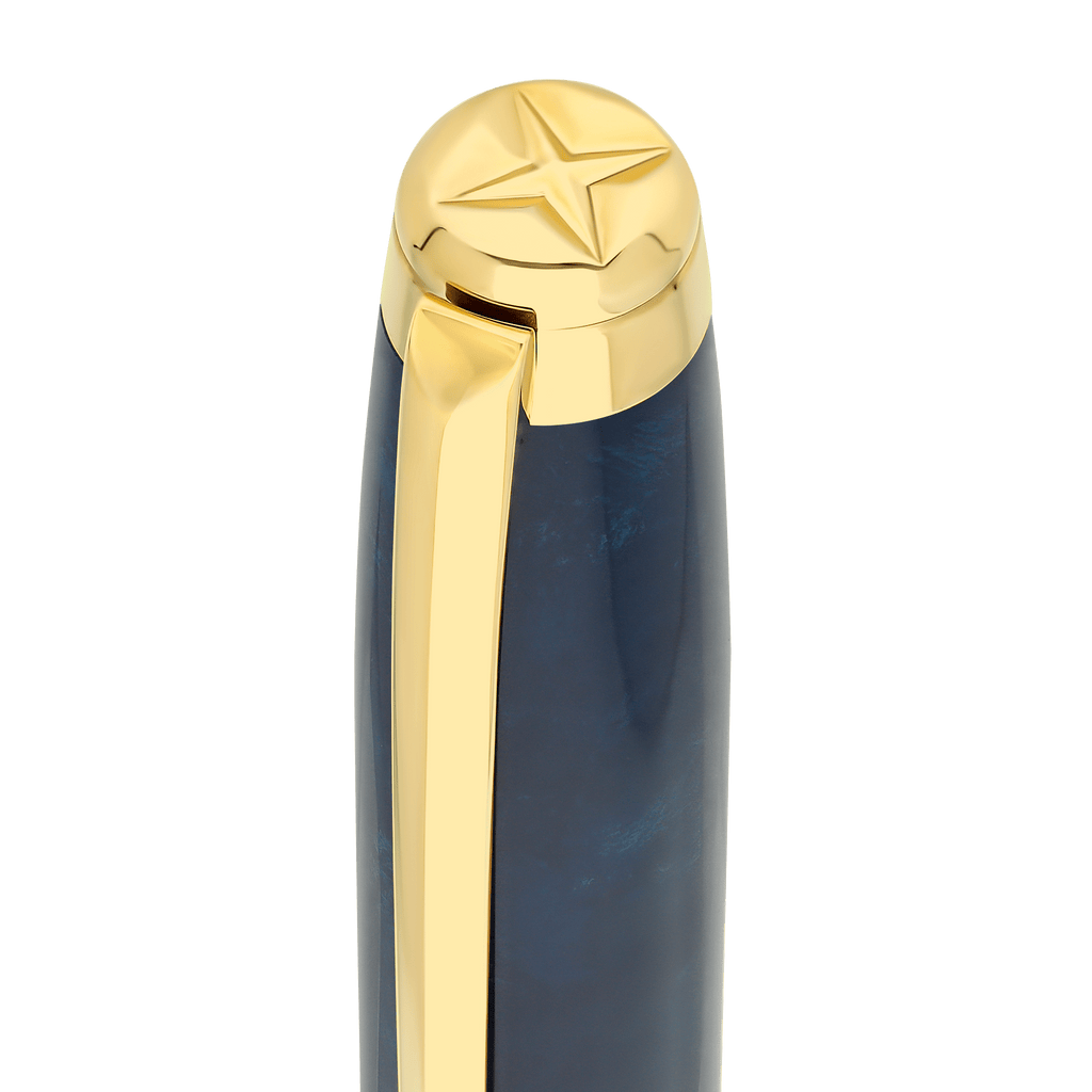 Pluma Rollerball Grande Line of Eternity Savoir-Faire Popote Blue