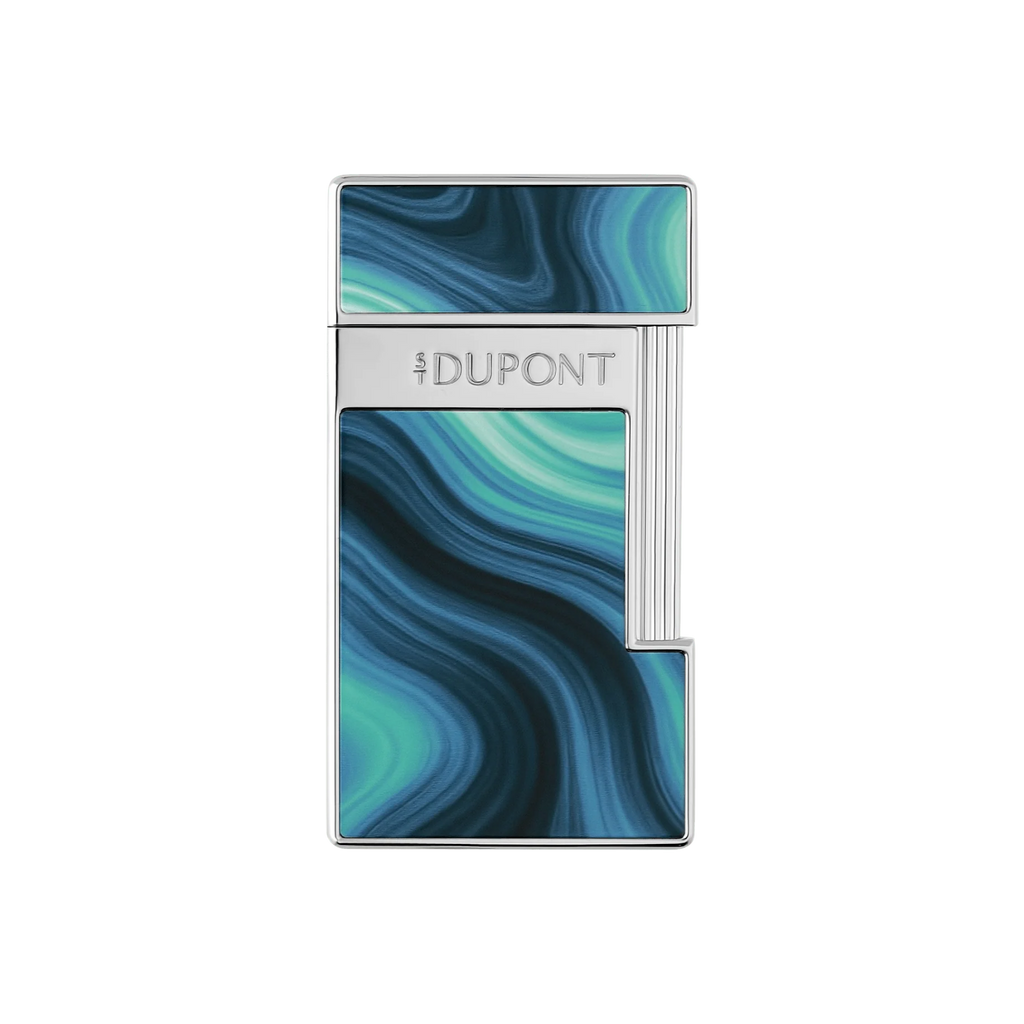 SLIMMY LACQUERED LIGHTER GÉODE BLUE