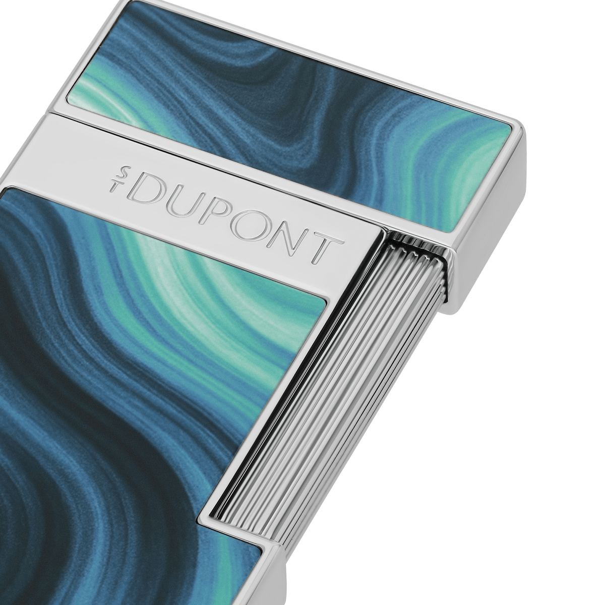 SLIMMY LACQUERED LIGHTER GÉODE BLUE