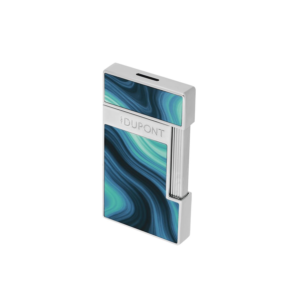 SLIMMY LACQUERED LIGHTER GÉODE BLUE