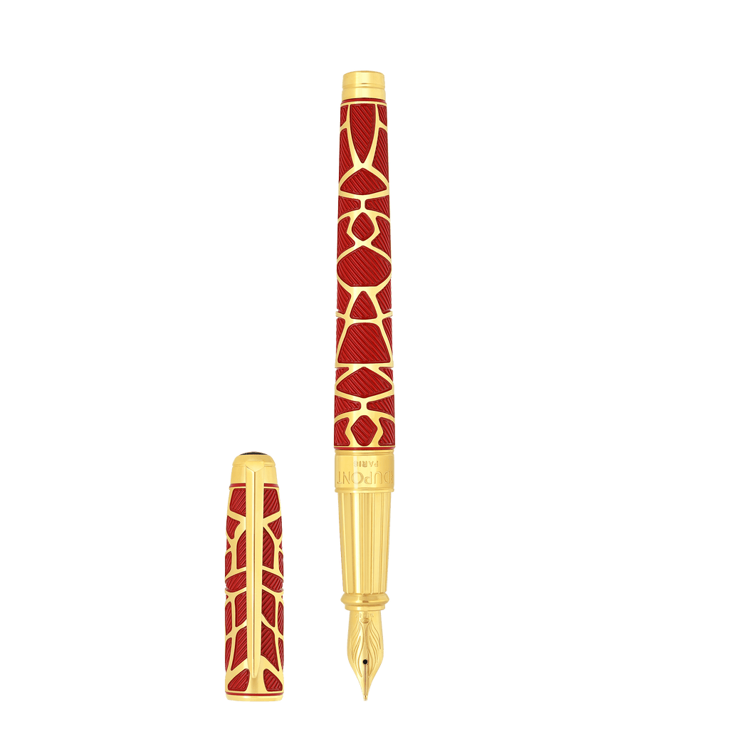 Line D Eternity Large fountain pen Orlinski Red
