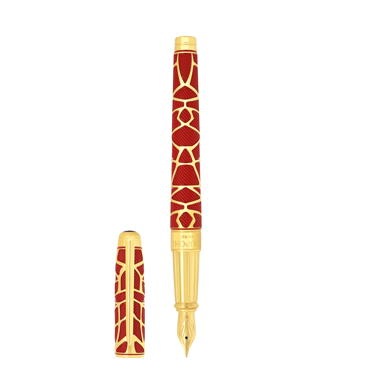 Line D Eternity Large fountain pen Orlinski Red
