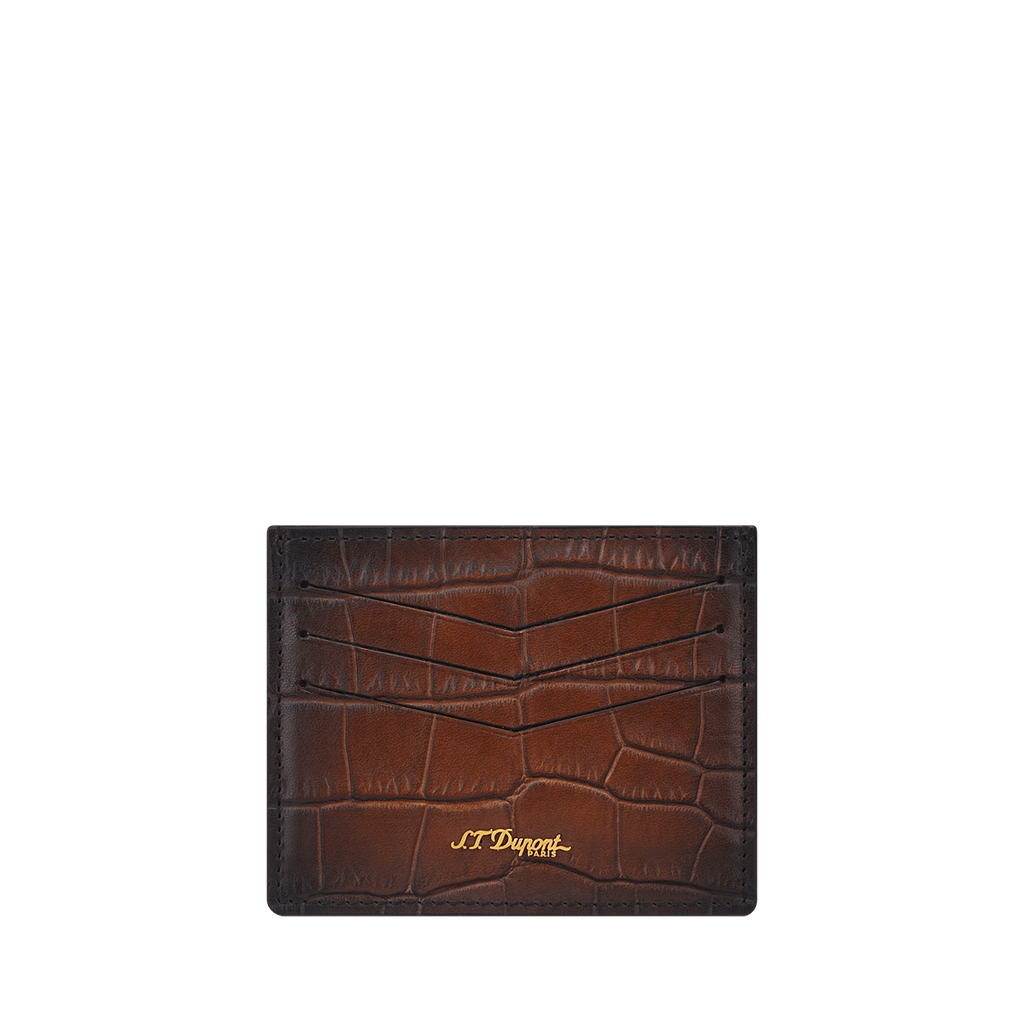 Atelier Card holder Brown