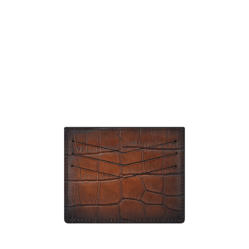 Atelier Card holder Brown